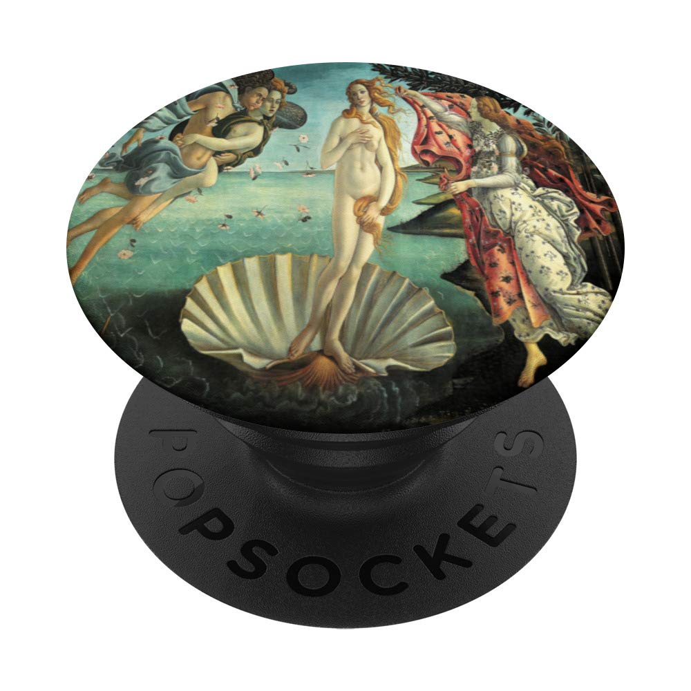 Sandro Botticelli The Birth of Venus PopSockets PopGrip - Swappable Phone Grip for iPhone, Samsung & Tablets - Perfect for Art Lovers, Home Decor & Office Use