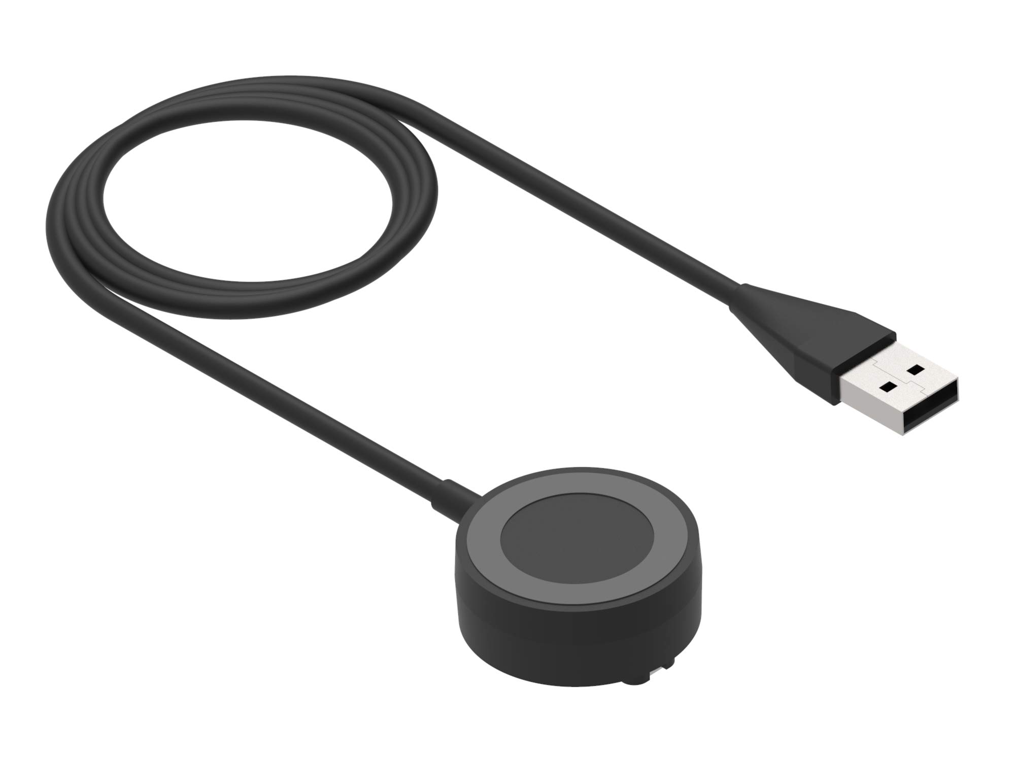 Garmin Bounce Charger Station - 3.3ft USB Safety Charging Cable & Dock Stand for Garmin Bounce Watch - Portable Replacement Charger (Black) | Perfect for Travel, Home & Office Use