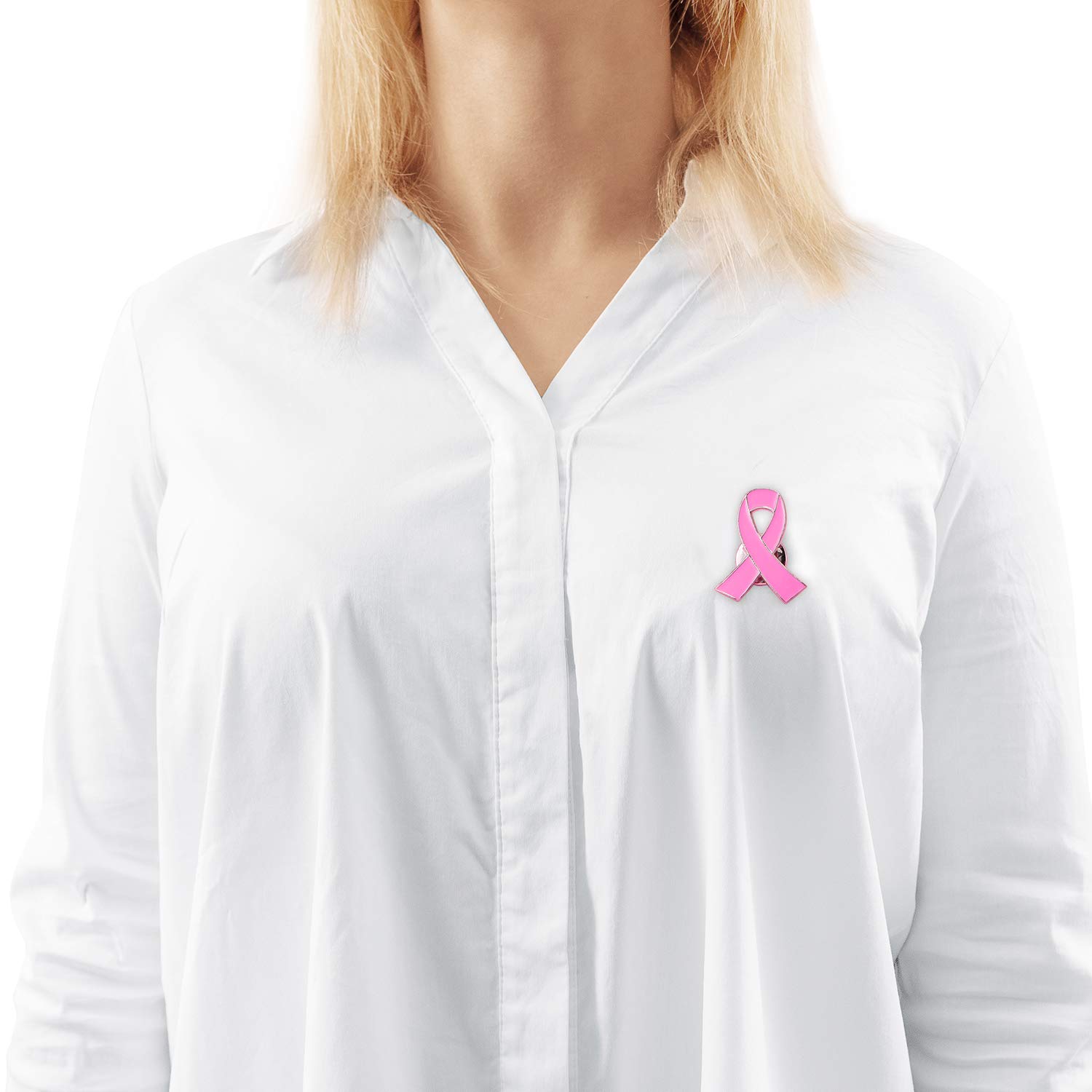 Yaomiao Breast Cancer Awareness Pink Ribbon Bracelets - Faith Strength Courage Charity Gifts (15 Pack) for Women, Survivors, Fundraisers & Social Events
