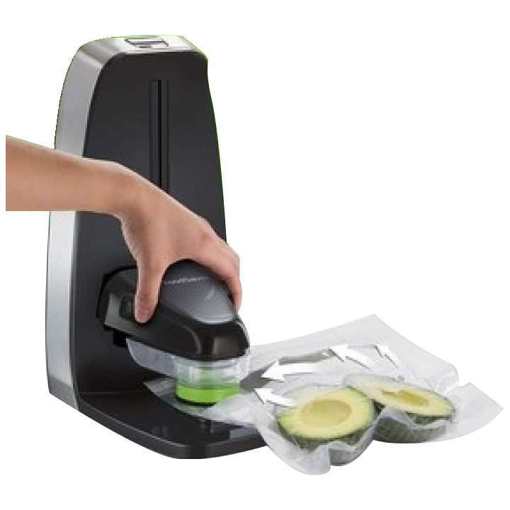 FRESH FOOD VACUUM SEALER SYSTEM - FM1200BK01073 | Commercial & Home Use for Meat, Fish, Vegetables | Extend Food Shelf Life | Perfect for Meal Prep, Sous Vide & Food Storage