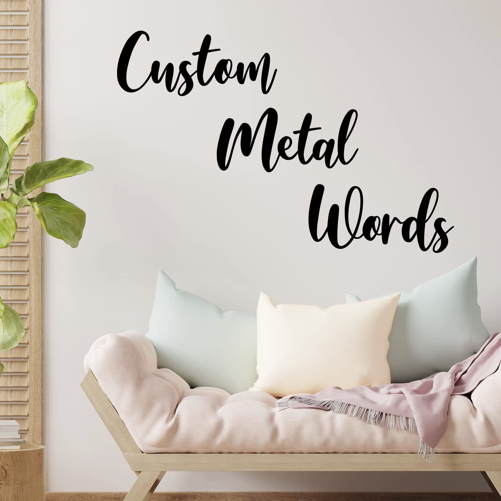 Custom Metal Name Sign - Personalized Nursery Wall Decor for Baby Room, Indoor & Outdoor Metal Wall Art - Perfect for Home, Nursery, Wedding, and Office Decor