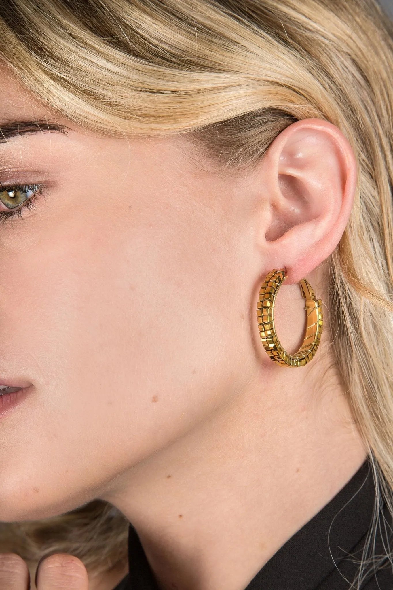 Dainty Beaded Hoop Earrings for Women - Gold & Silver Fashion Jewelry - Perfect for Parties, Weddings & Everyday Wear