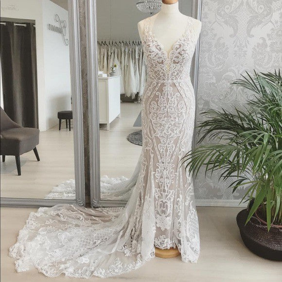 Wtoo Viola 11109 Wedding Gown - Elegant Lace Bridal Dress for Church Ceremony & Formal Events