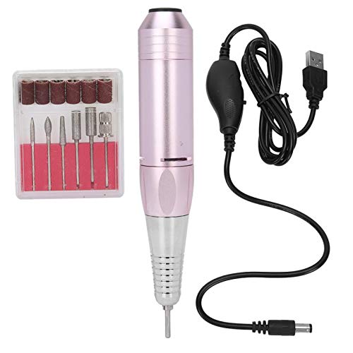 Professional Electric Nail Drill Machine for Home & Salon Use - High Quality Pink Manicure Tool with Precise Filing & Buffing - Perfect for DIY Nail Art, Acrylics & Gel Extensions