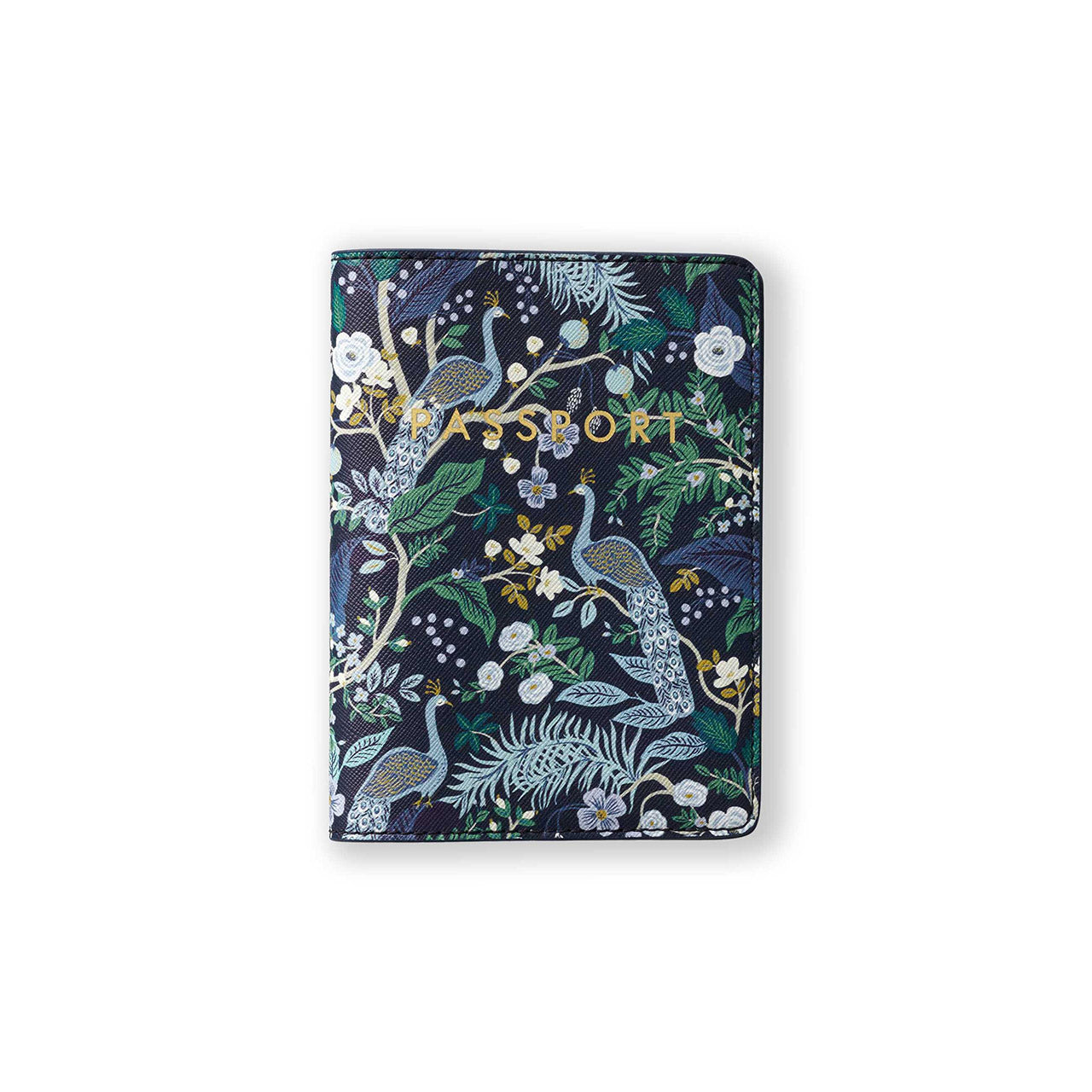 Stylish Peacock Print Passport Holder - RFID Blocking Travel Wallet for Women & Men - Perfect for Airports, Vacations & International Trips