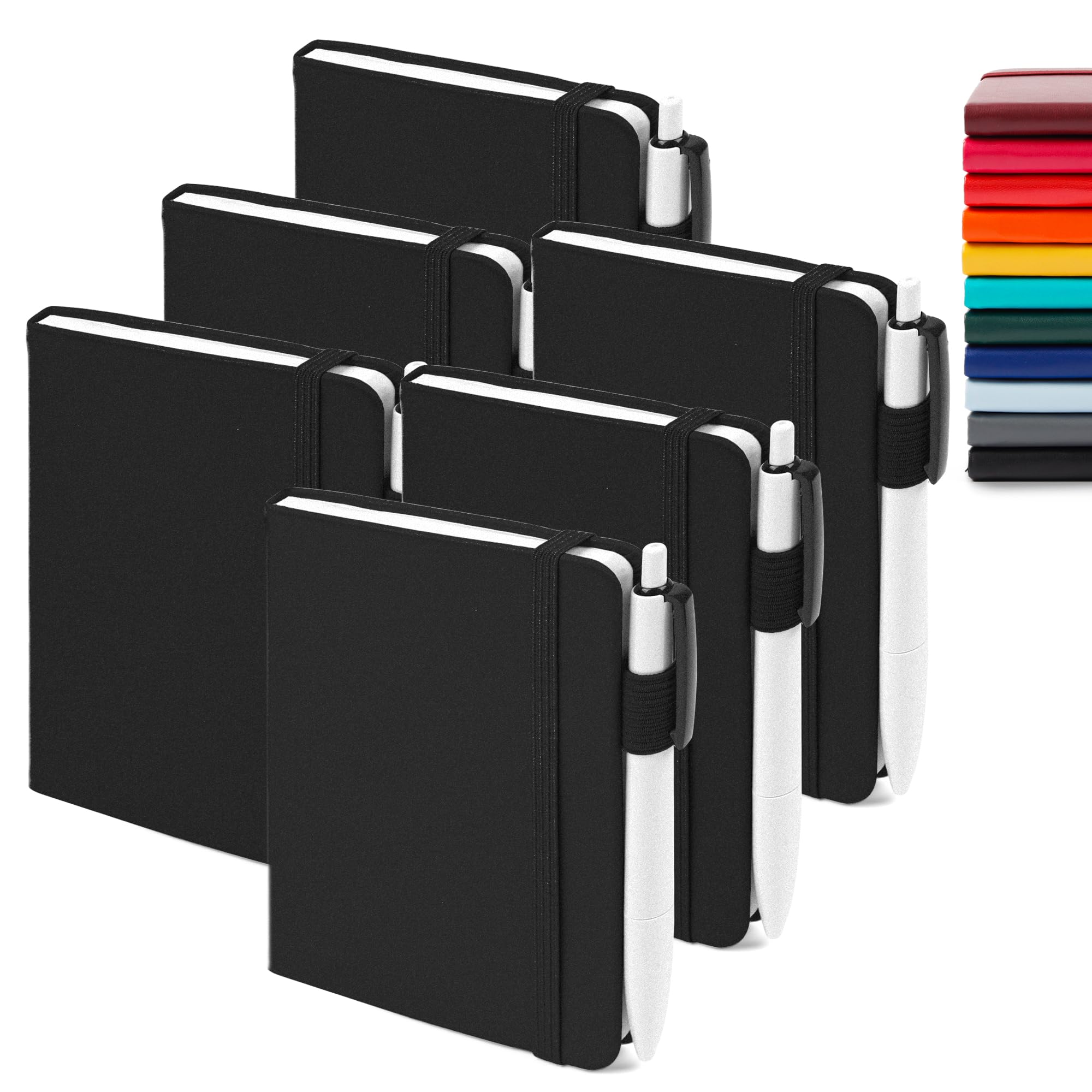 feela 6 Pack Mini Notebooks with Pens - 3.5