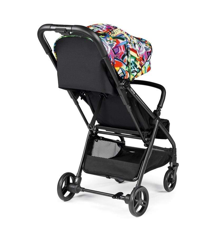 Peg Perego Selfie Stroller - Lightweight Compact Baby Stroller with One-Hand Fold, Adjustable Canopy & Storage Basket | Perfect for Urban Travel, Shopping & Family Outings