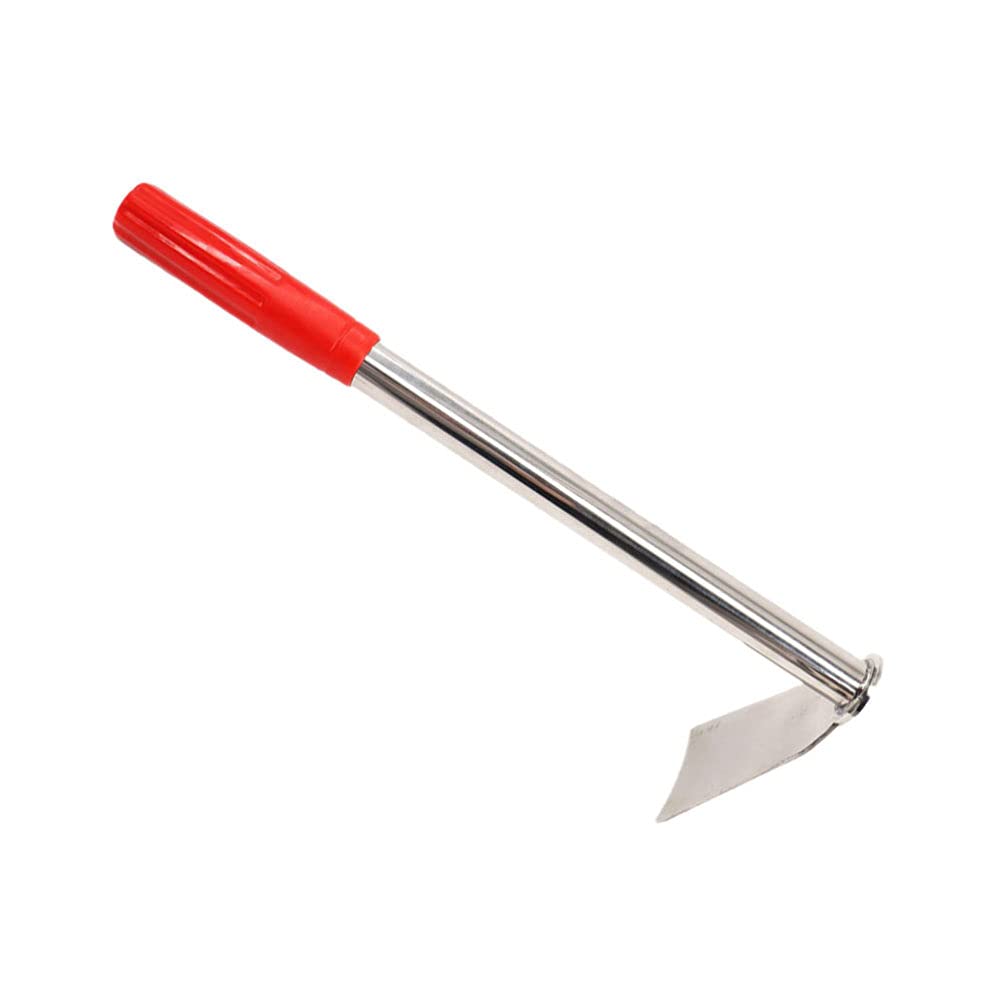 DOITOOL Manual Hand Hoe - Long Handle Garden Weeding Tool for Cultivating, Loosening Soil & Removing Weeds - Perfect for Home Gardening, Landscaping & Vegetable Patches