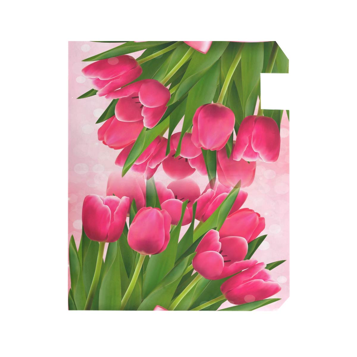 Pink Tulips Magnetic Mailbox Cover - Decorative Wrap for Standard Mailboxes | Perfect for Mother's Day Gifts & Home Outdoor Decor