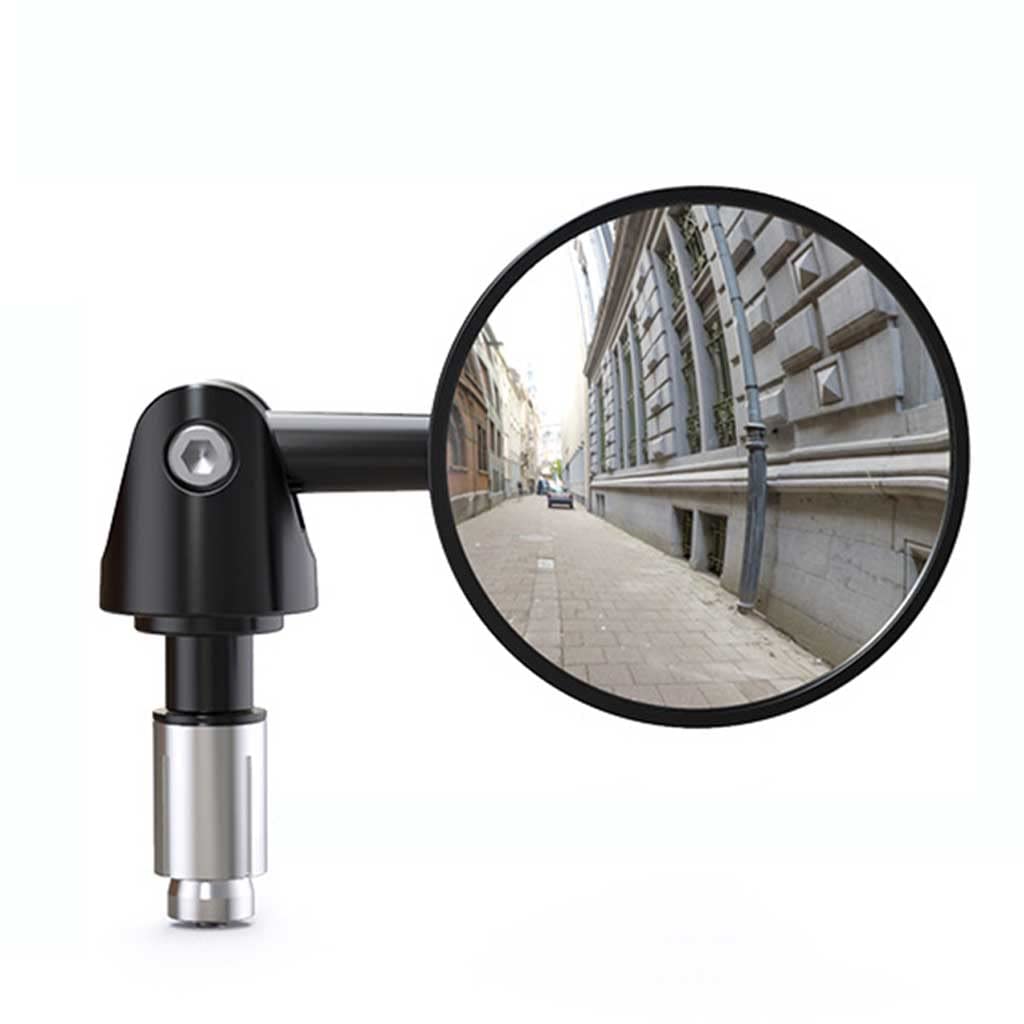 Vintage Motorcycle Handlebar Mirrors - Adjustable Folding Rearview Mirrors for Cruiser & Retro Bikes | 360° Rotation for Optimal Visibility | Motorcycle Accessories & Decoration Supplies | Perfect for City Commuting & Highway Riding