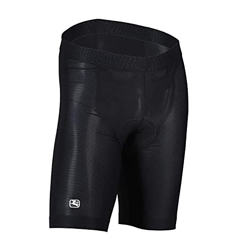 Vero Pro Men's MTB Mountain Bike Padded Mesh Short Liner - Breathable Cycling Underwear for Comfort & Protection | Perfect for Trail Riding, Commuting & Long-Distance Biking - Black