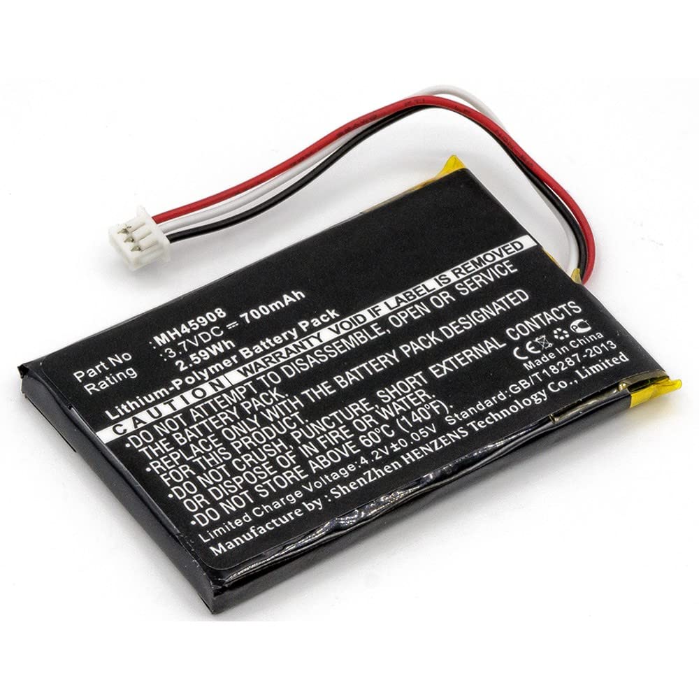 Synergy Digital Replacement Battery for Corsair H2100 Gaming Headset - 700mAh Li-Polymer High Capacity (3.7V) - Compatible with MH45908 - Perfect for Extended Gaming Sessions & Wireless Audio Use