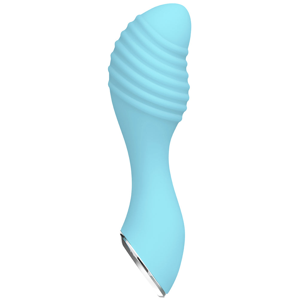Evolved Little Dipper Ridged Mini Vibrator - Powerful Clitoral Stimulator for Women, Waterproof & Rechargeable Personal Massager - Perfect for Solo Play & Couples Intimacy
