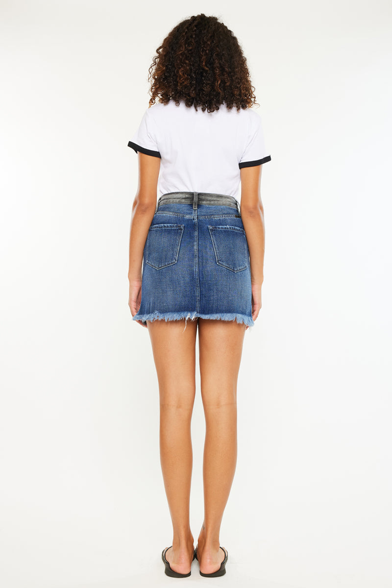 Grace Color Block Mini Skirt - Women's Fashion High Waist Pleated Skirt for Summer | Perfect for Parties, Dates & Casual Outfits