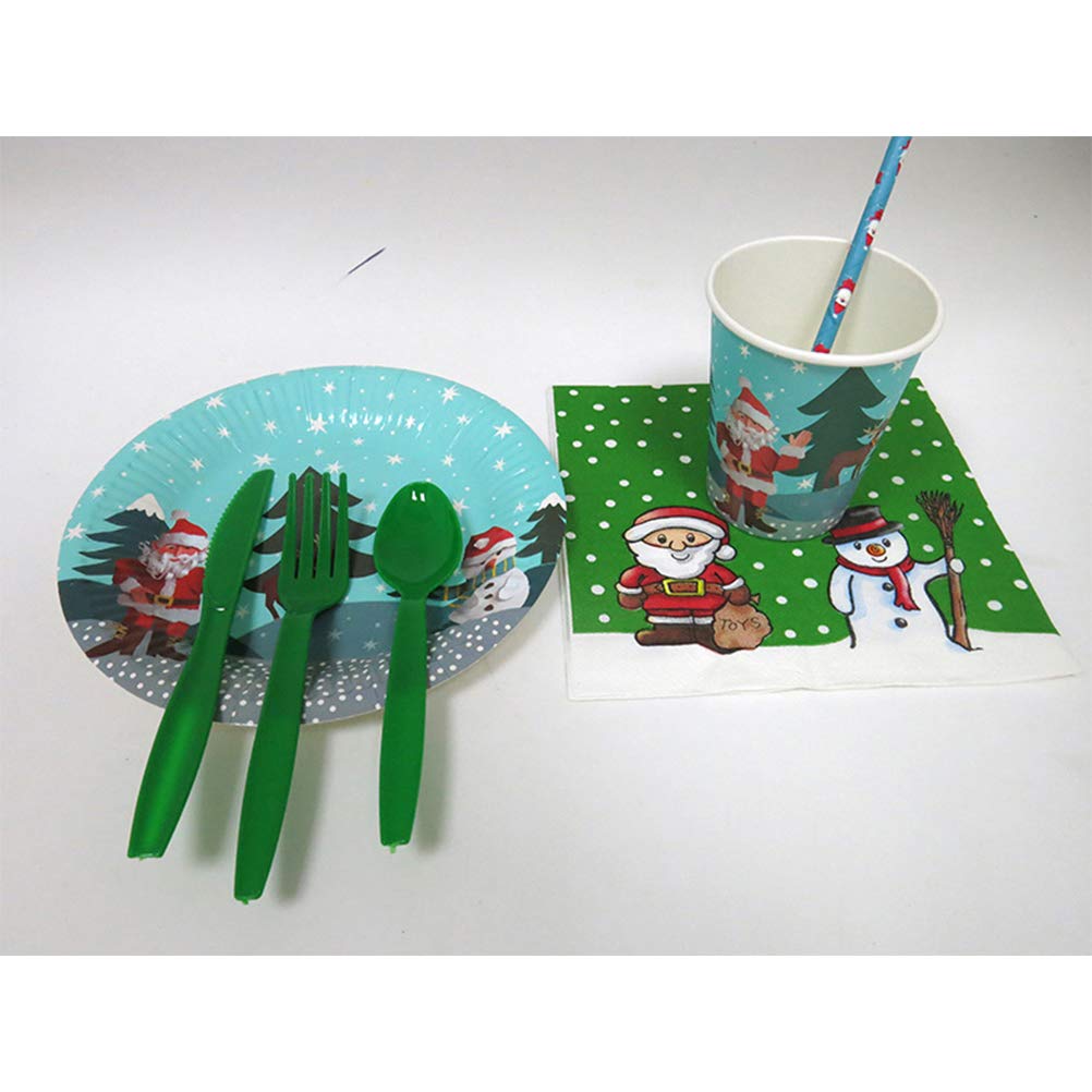 25pcs Christmas Paper Straws - Holiday Party Drinking Straws for Christmas, New Year, and Winter Celebrations - Perfect for Hot Chocolate, Cocktails, and Festive Beverages