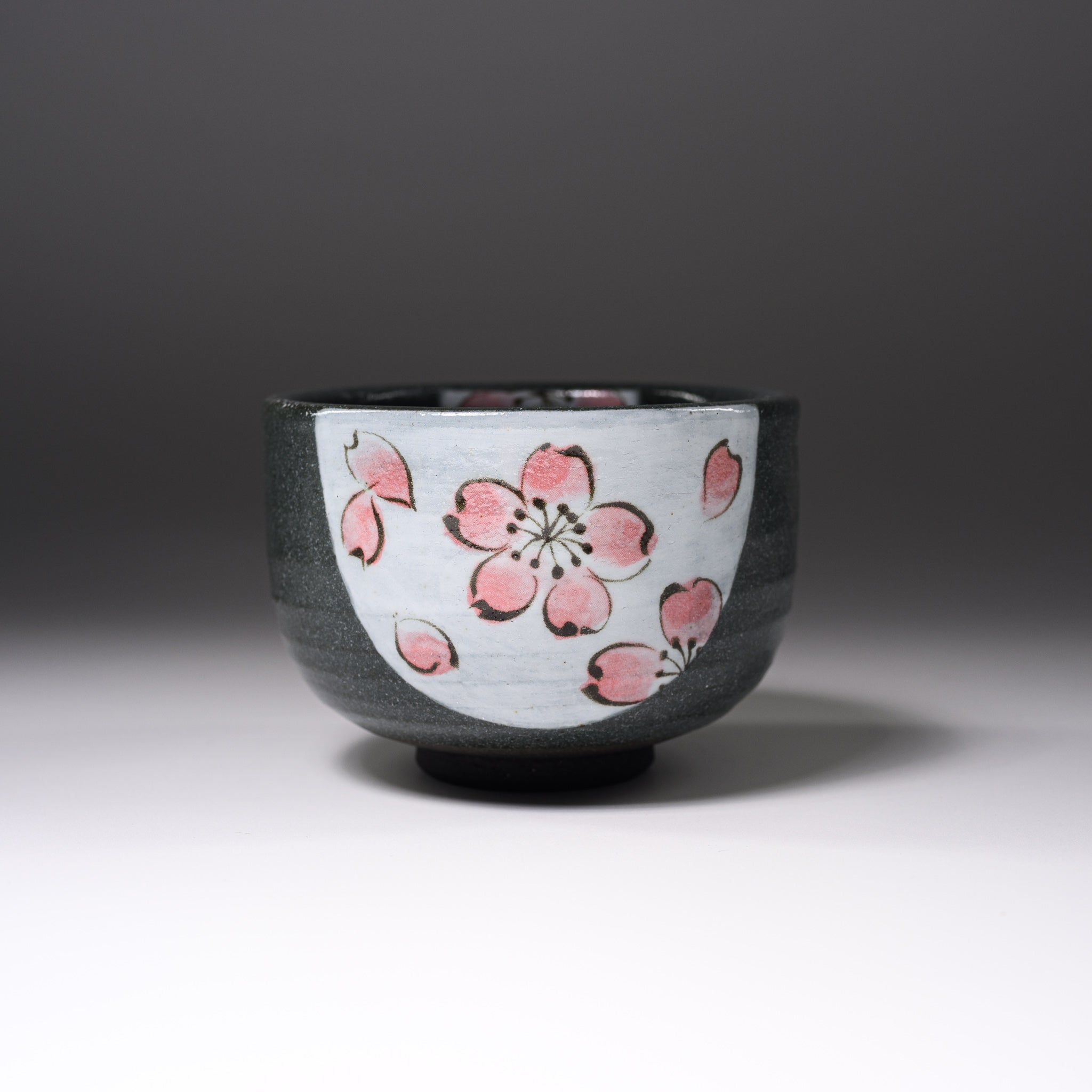 Premium Matcha Bowl Set - Sakura Moon Design - Handcrafted Ceramic Tea Bowl for Japanese Tea Ceremony - Perfect for Matcha, Green Tea, and Traditional Tea Preparation at Home or Zen Meditation Spaces