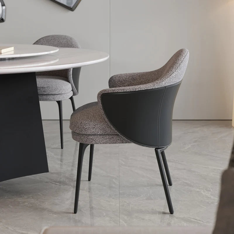 Luxury Designer Dining Chair - Modern Upholstered Accent Chair for Dining Room, Kitchen & Home Decor - Elegant Comfortable Seating for Restaurants & Events