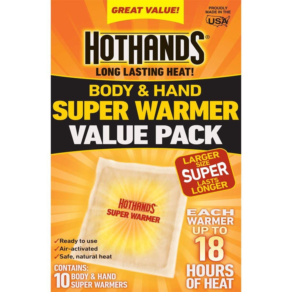 HotHands Body & Hand Warmer Packs (70 Count) - Long-Lasting Heat for Outdoor Activities, Hunting, Camping & Winter Sports