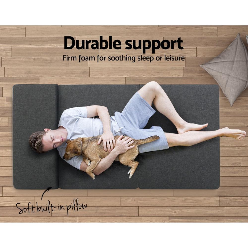 Foldable Portable Mattress - Lightweight Camping Pad for Floor Sleeping, Travel & Guest Bed - Perfect for Camping, Home Use & Outdoor Adventures