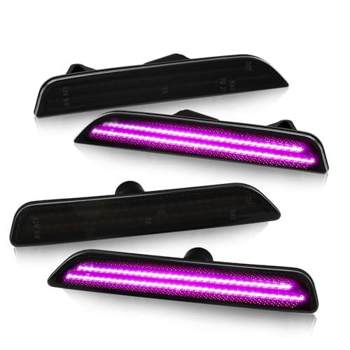 for 2010-2014 side marker light Pink Purple