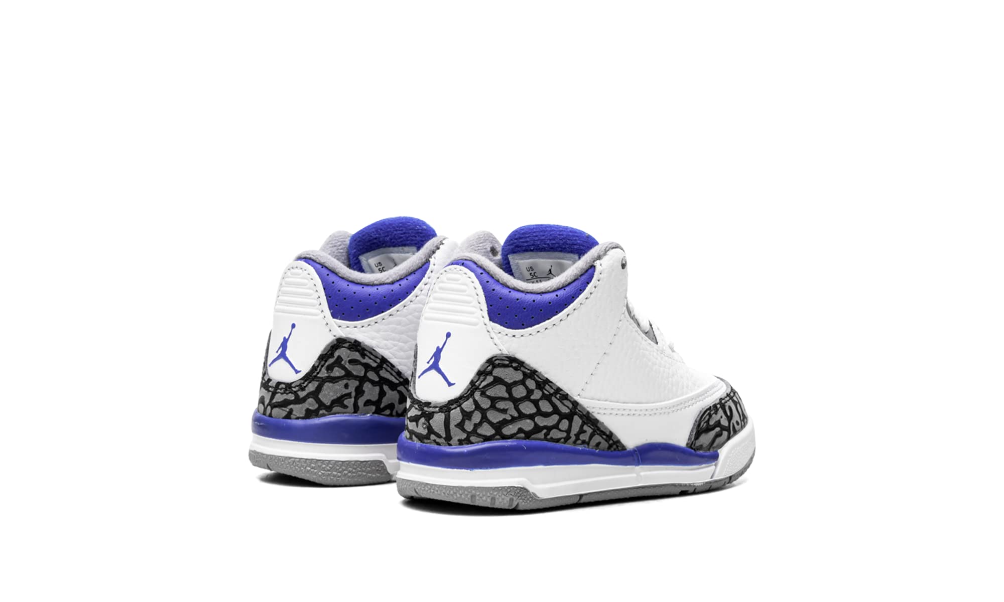 Jordan Toddler Air 3 TD 832033-145 Sneakers - Racer Blue - Size 10C - Comfortable Kids Basketball Shoes for Play & School