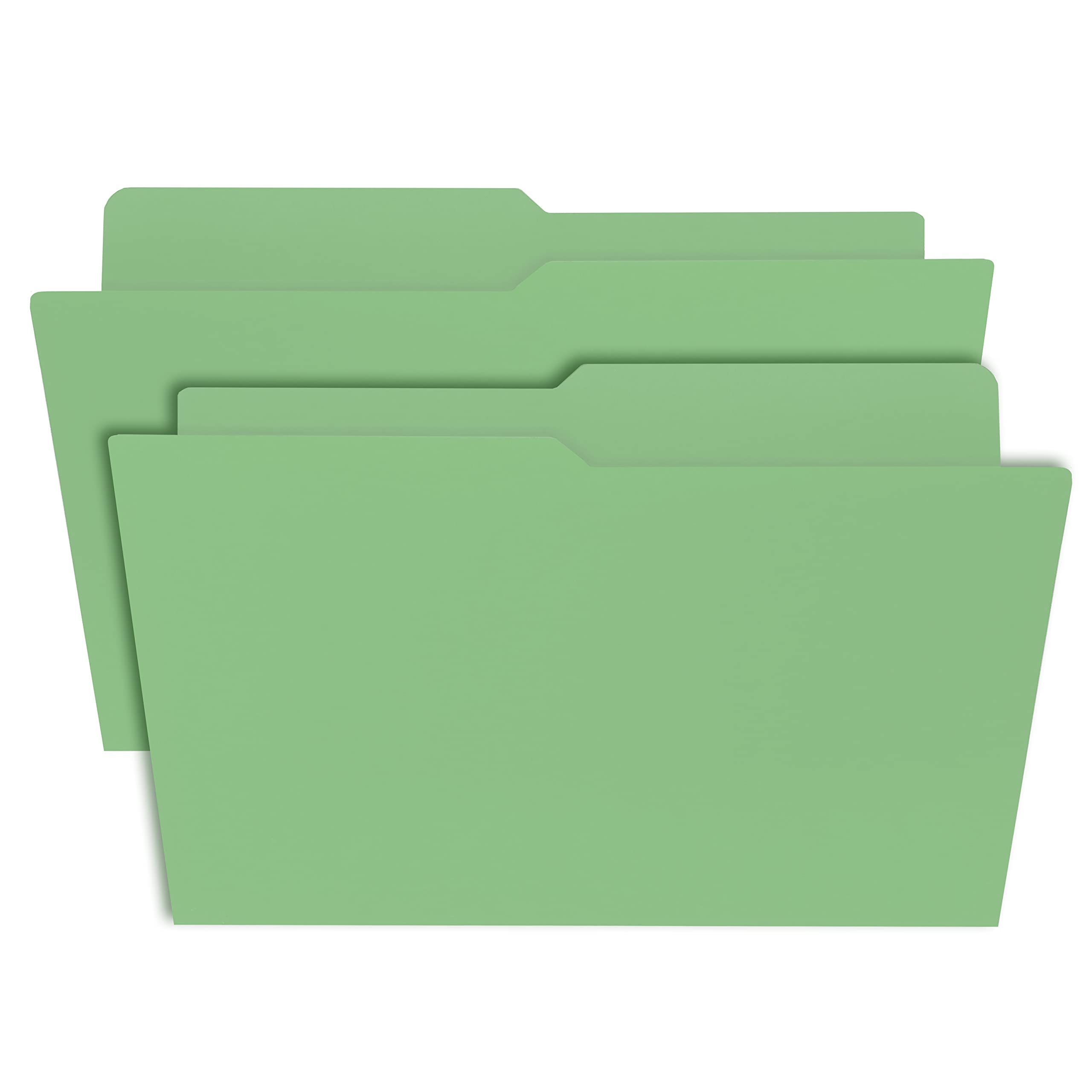 uBoxes Legal Folders - 100 Pack (4 Boxes of 25) - Green Letter Size File Folders for Office, Court & Document Organization | Perfect for Lawyers, Paralegals & Legal Professionals