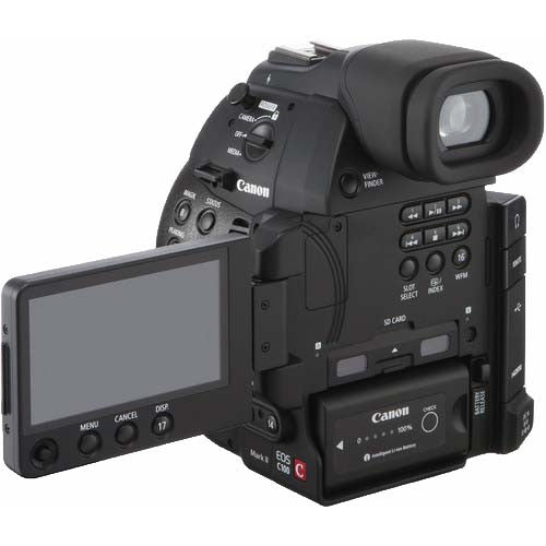Canon EOS C100 Mark II 4K Cinema Camera Body Only - Professional Digital Video Camera for Filmmaking, Vlogging & Documentary Production