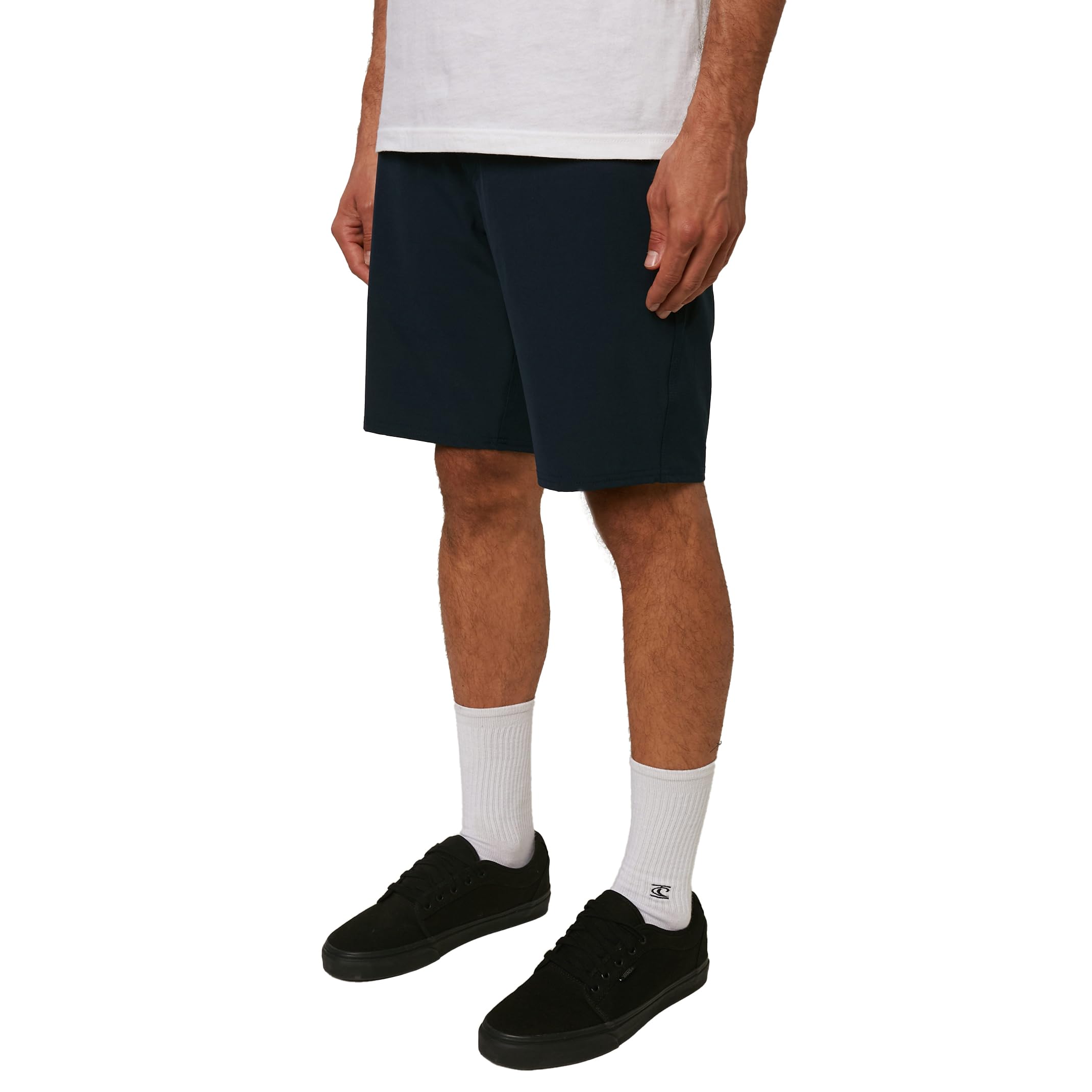 Men's Reserve Solid 19 Hybrid Shorts - Black, Size 36 | Comfortable Casual & Athletic Shorts for Golf, Running, Gym & Everyday Wear