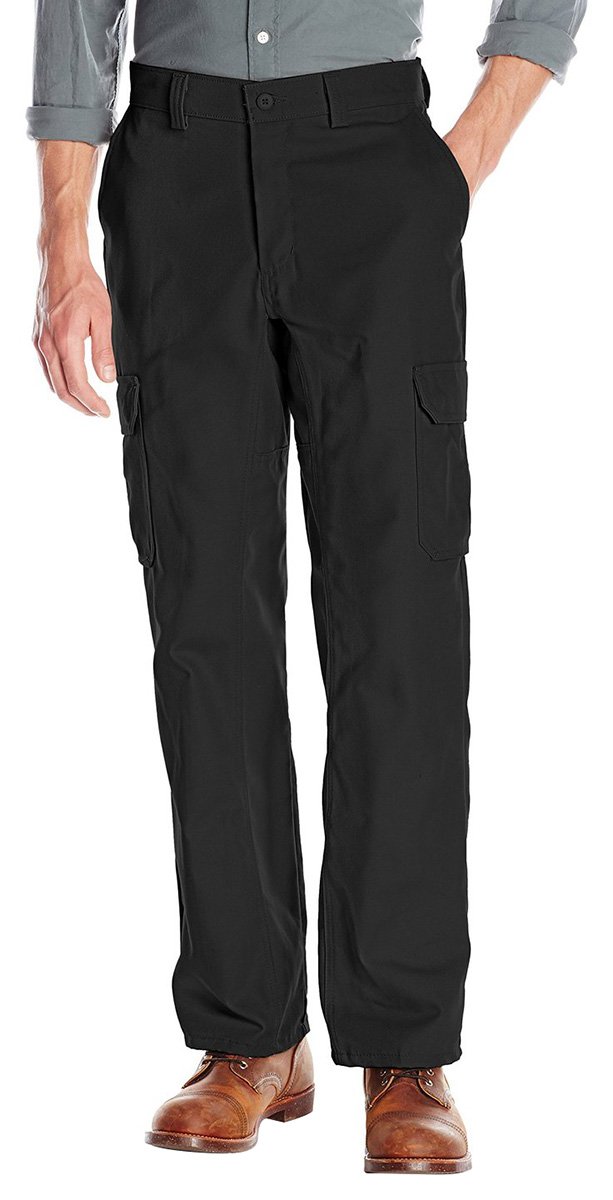 Wrangler Men's Durable Cargo Work Pants with Multiple Pockets - Heavy Duty Utility Pants for Construction, Hiking & Outdoor Workwear
