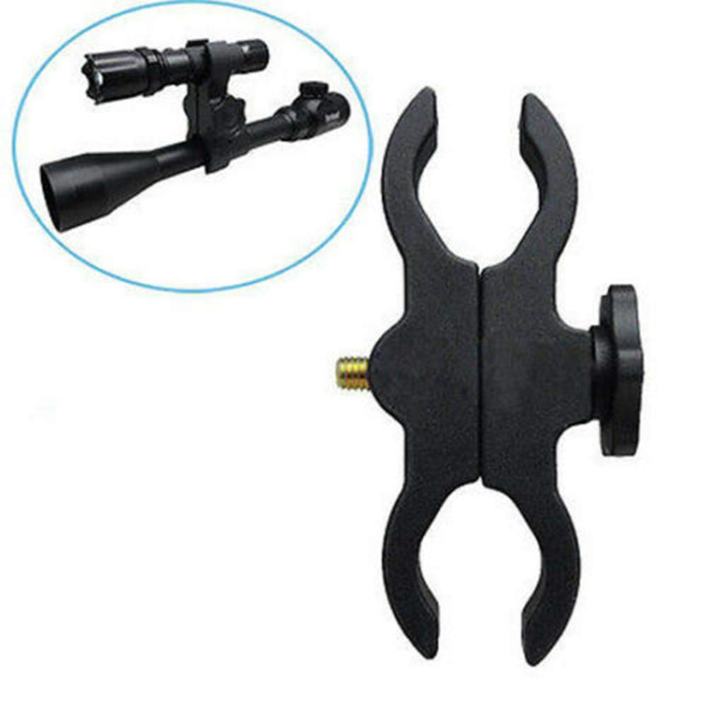 Mult Mount Clamp/Clip for Flashlight, Torch, Telescope, Sight & Laser - Adjustable Universal Holder for Bike, Scope & Outdoor Gear - Perfect for Camping, Hiking, Hunting & Tactical Use
