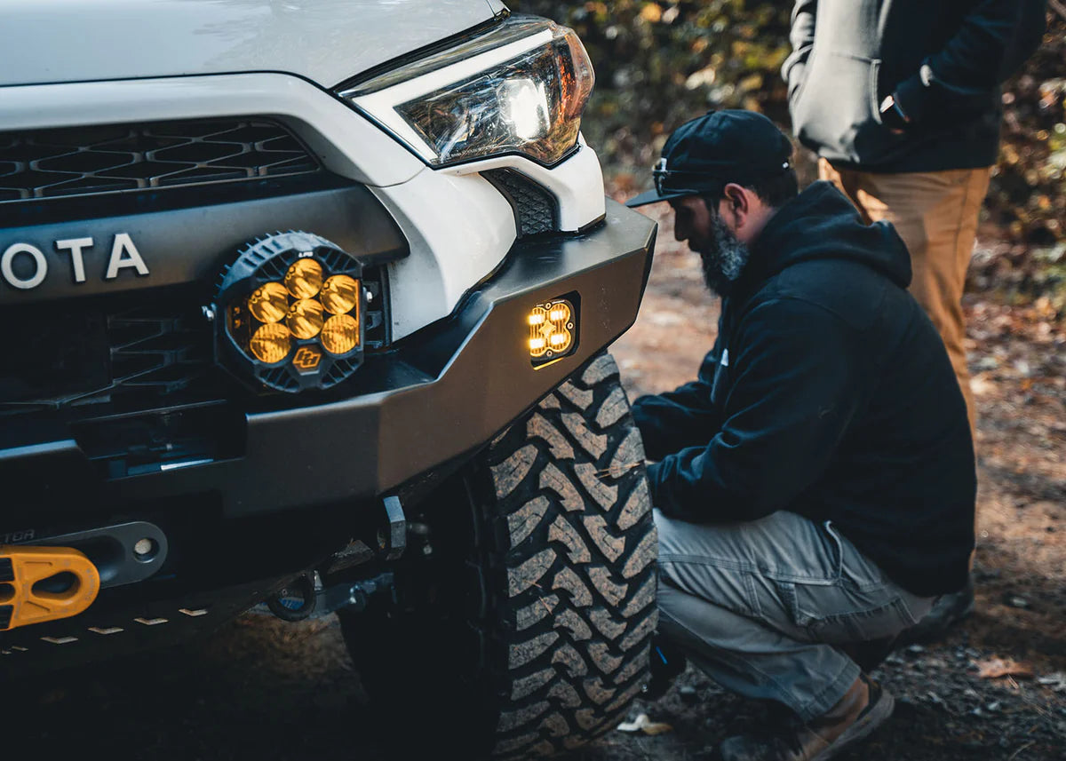 2010-2024 Toyota 4Runner Backwoods Adventure Mods Hi Lite Overland Front Bumper | Off-Road Protection & Style for Camping & Trail Adventures