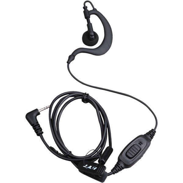 Hytera EHS24 C Style Earpiece with In-Line Microphone - Compatible with PNC380S, PNC360S, PNC550 Radios - Secure & Comfortable Communication for Security, Retail & Event Staff