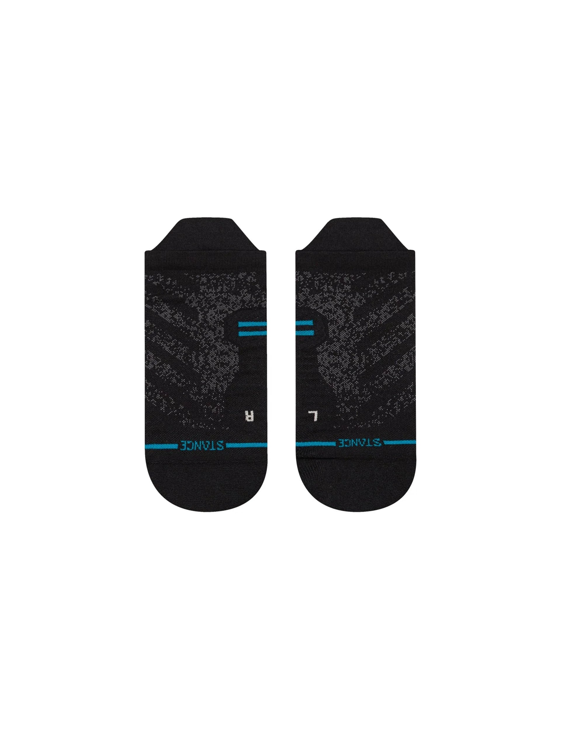 Ultra Light Running Tab Socks for Men & Women - Breathable Black Athletic Socks for Marathon, Gym Workout & Daily Wear