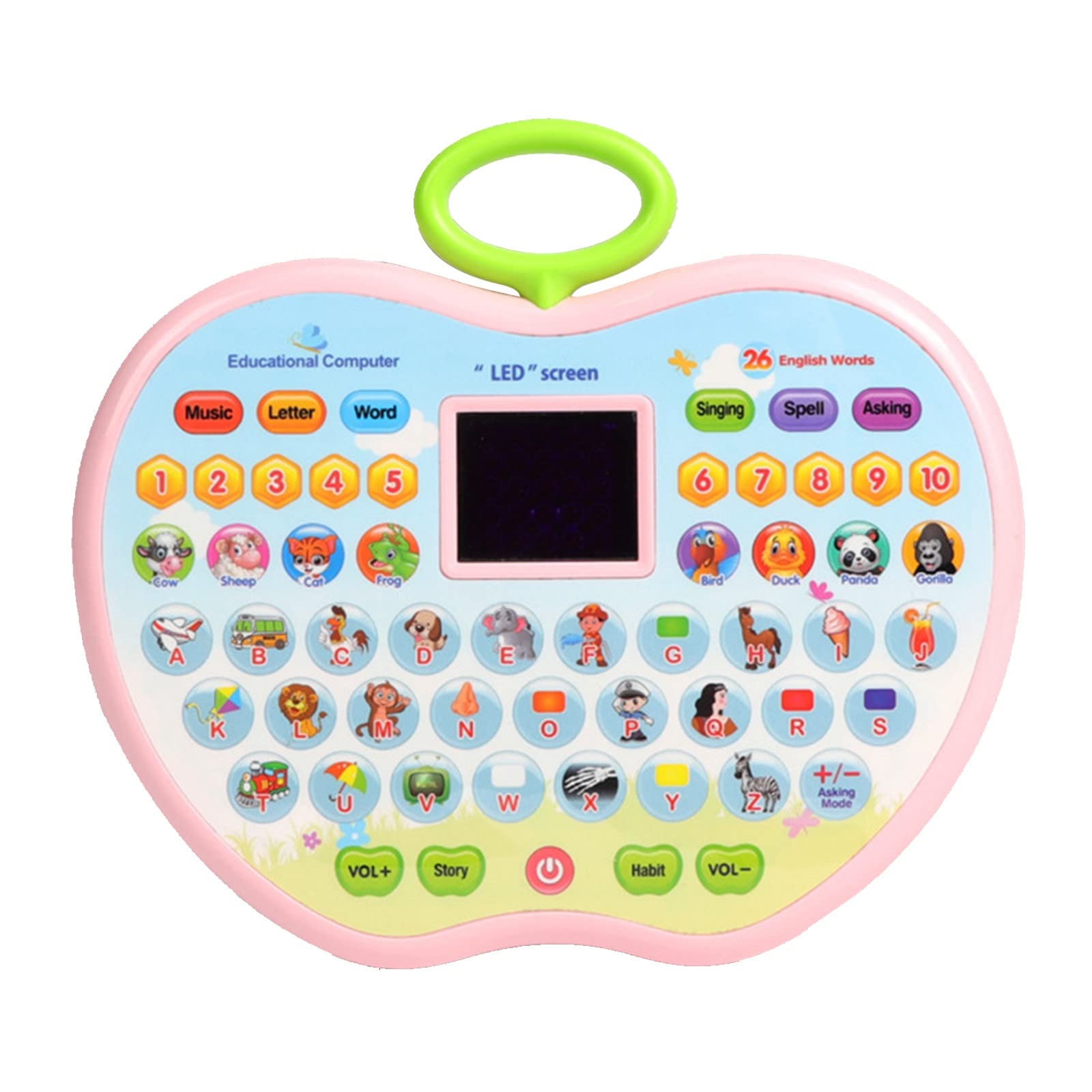 Interactive LED Learning Toys for Toddlers Ages 2-6 - Alphabet, Numbers, Animals & Music Educational Sensory Toys | Perfect Birthday Gift for Boys & Girls | Home Playtime & Preschool Learning Activities