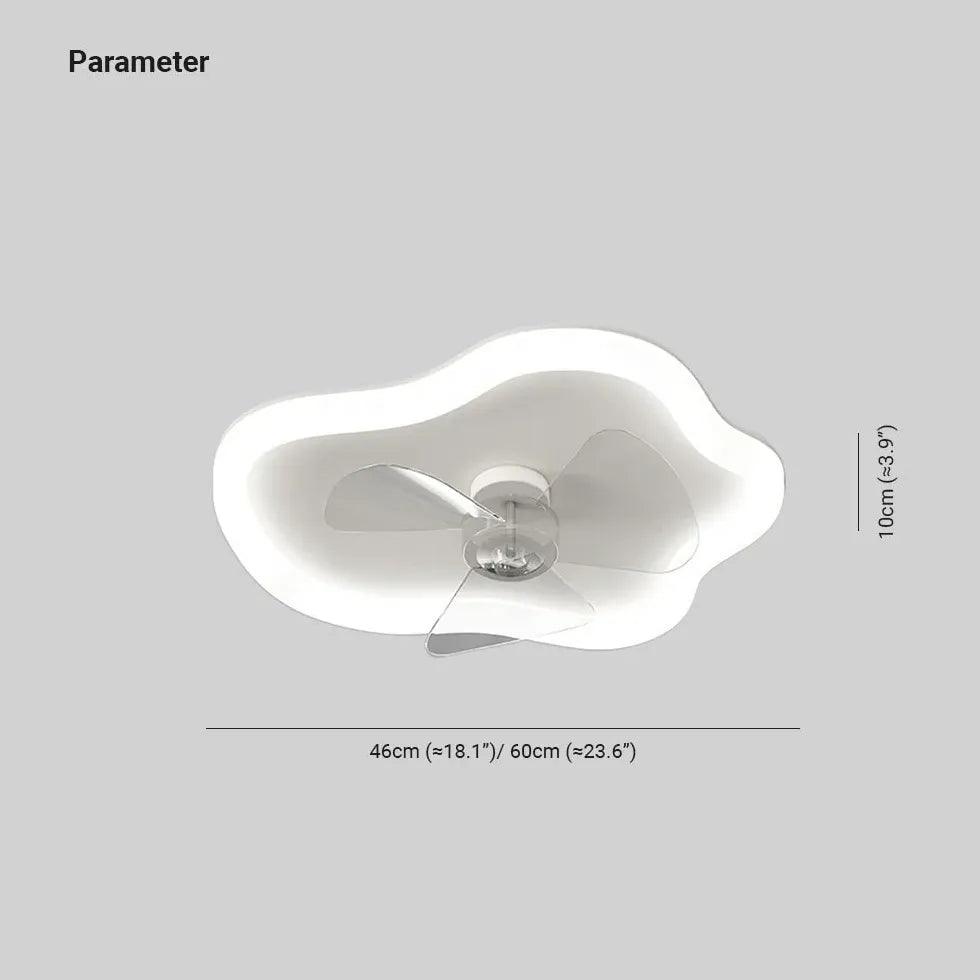 Versatile White Ceiling Fan with Light for Bedroom - Modern Cooling & Lighting Solution for Home Comfort