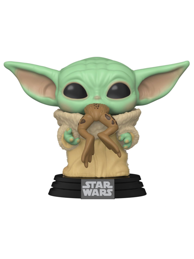 Star Wars The Mandalorian The Child with Frog Plush Toy - Official Baby Yoda Collectible Doll for Fans & Kids - Perfect for Home Decor, Birthday Gifts & Star Wars Merchandise Collection