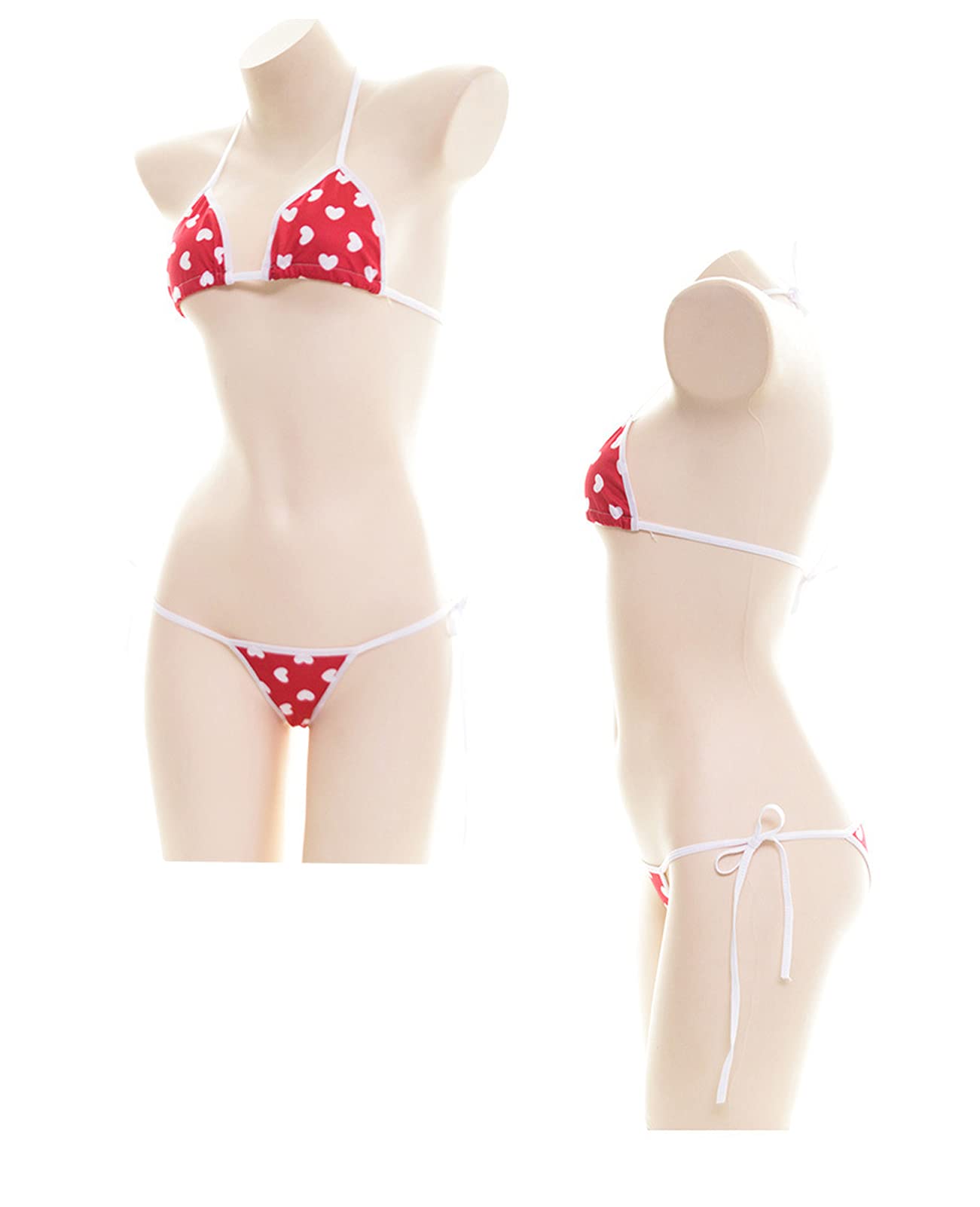 Unibaby Anime Lolita Bikini Set - Sexy Japanese Manga Inspired Lingerie Bra & Thong for Cosplay, Beach Party & Role Play