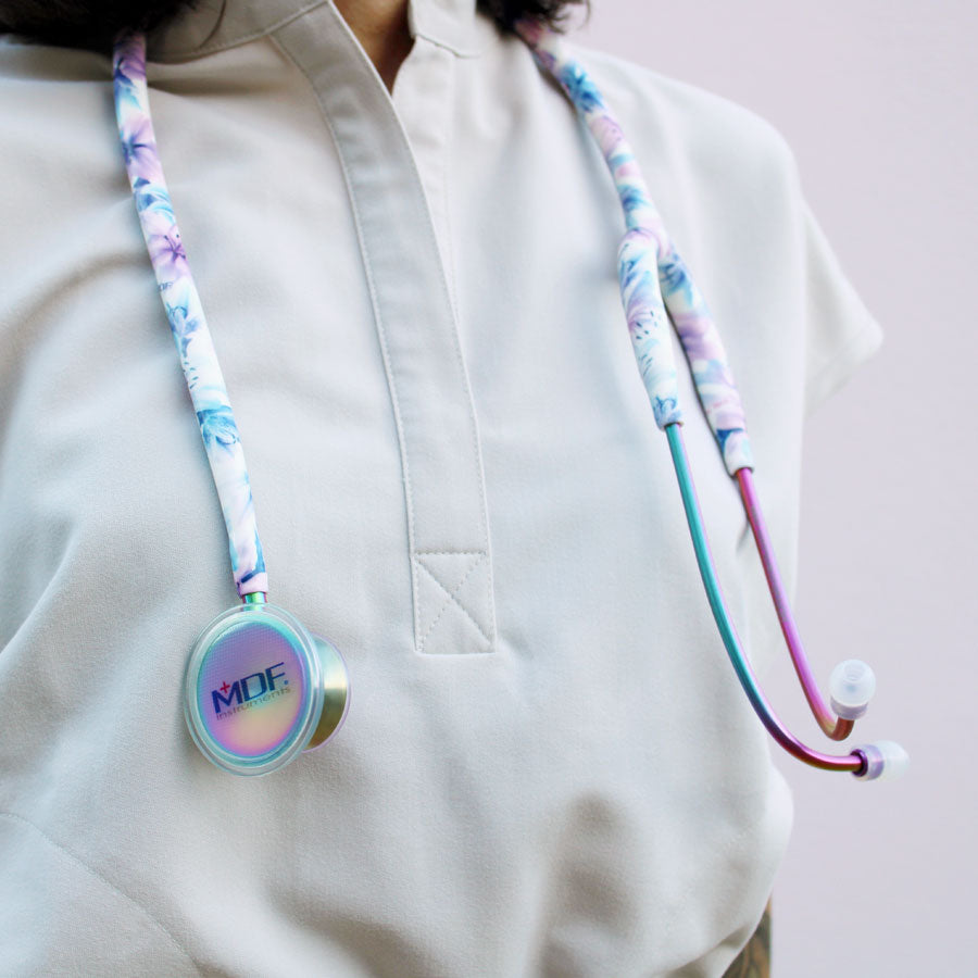 MD One® Epoch® Titanium Adult Stethoscope - Premium Medical Diagnostic Tool for Doctors & Nurses - Ideal for Hospital, Clinic & Home Healthcare Use