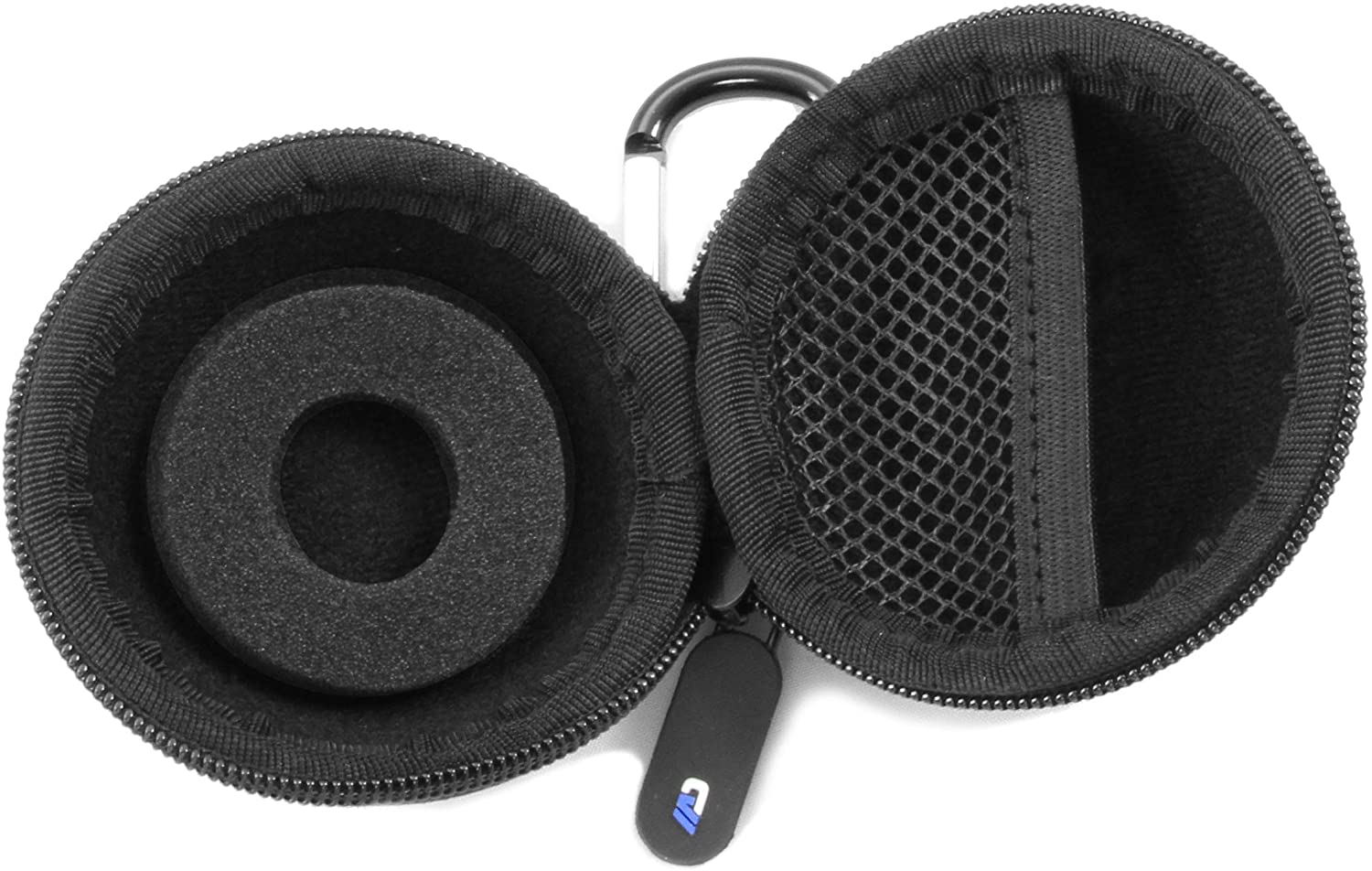 CASEMATIX Blue Clip-On Travel Case for Tamagotchi On & Giga Pets AR | Protective Cover for Virtual Interactive Pets | Durable Digital Pet Carrier for Kids & Adults | Perfect for School, Travel & Outdoor Adventures