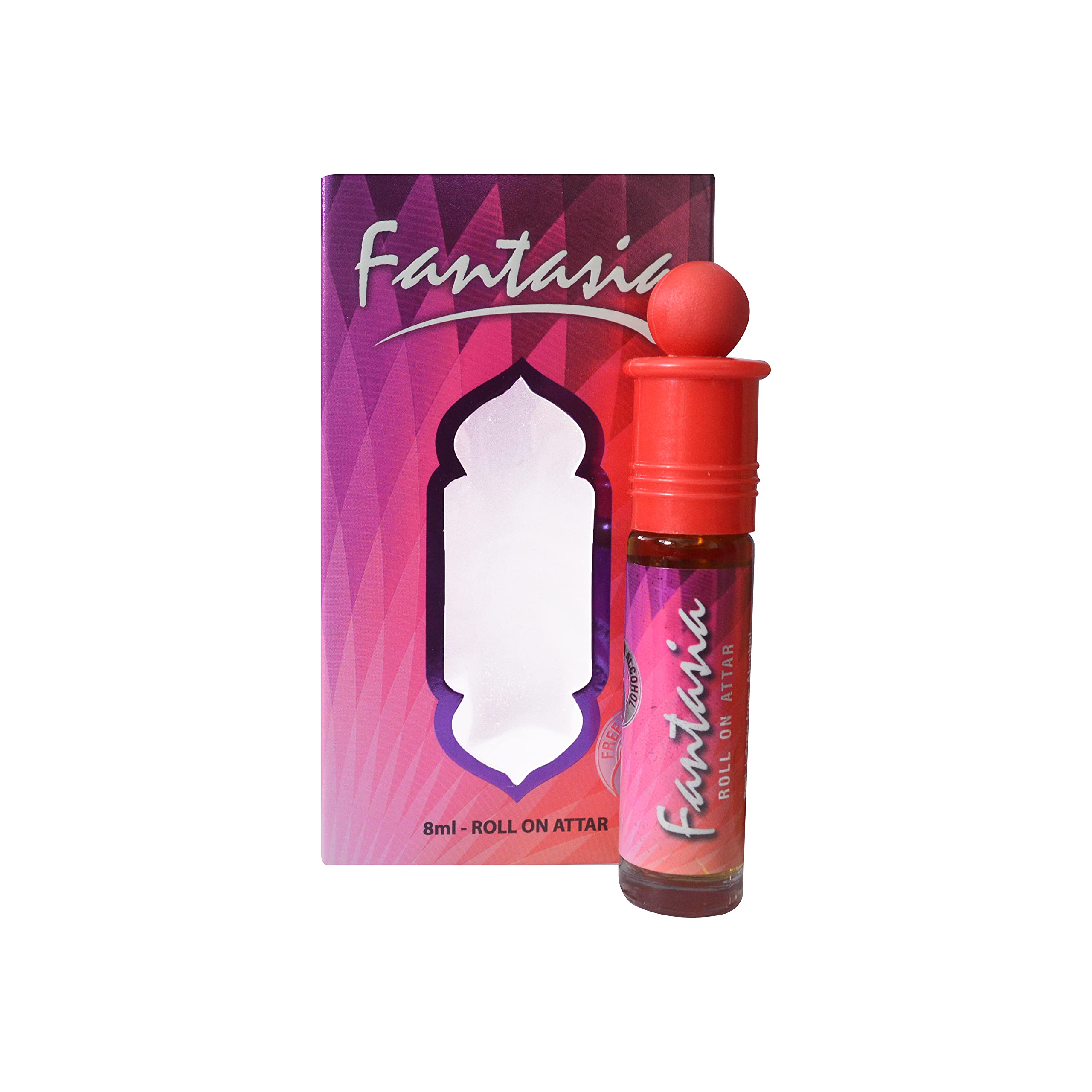 Al Zia Fantasia 8ml Roll-On Attar Perfume - Alcohol-Free Fragrance Oil for Women & Men - Perfect for Daily Wear, Special Occasions & Gift Giving