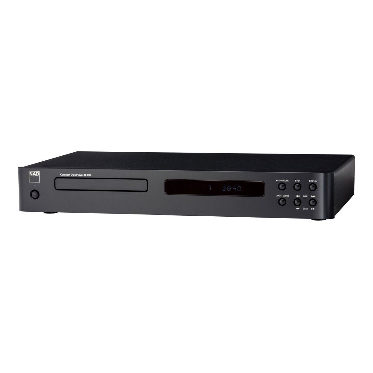 NAD C 538 High-Performance CD Player with Digital Output - Perfect for Home Audio & Music Enthusiasts