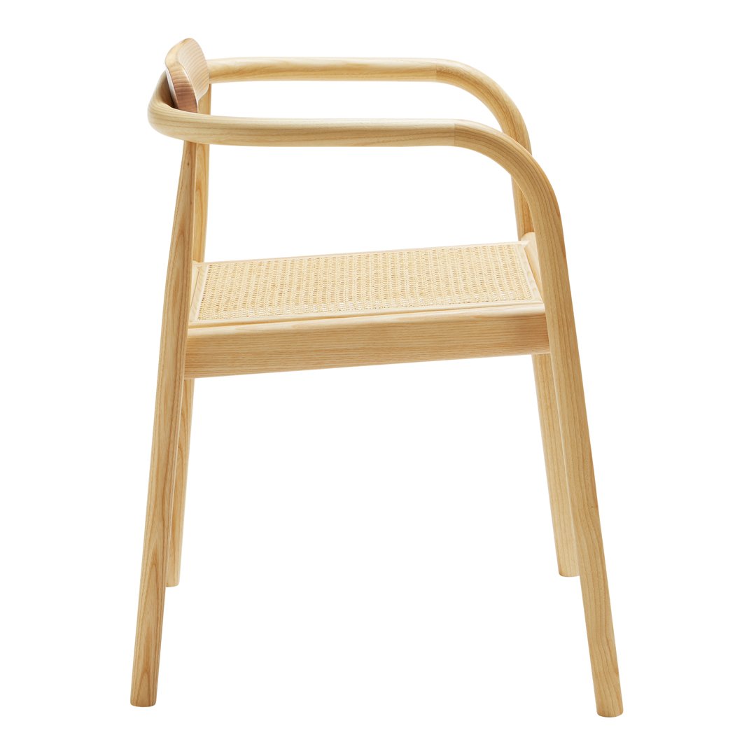 Modern Ahm Armchair - Stackable & Space-Saving Accent Chair for Living Room, Office, or Patio - Comfortable Lounge Seating for Home Decor