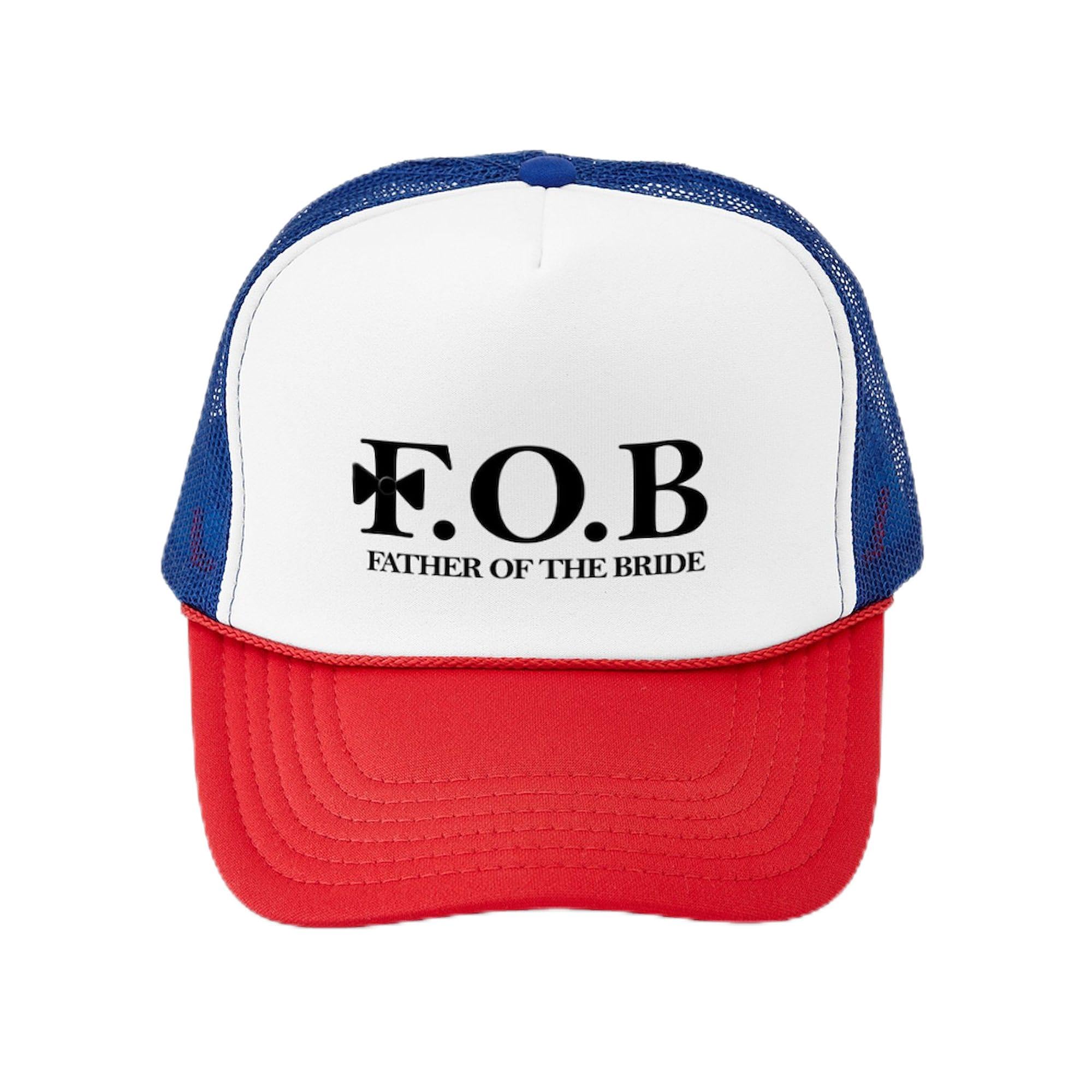 Father of The Bride Adjustable Snapback Trucker Hat - Custom Dad Gift for Wedding, Casual Wear & Outdoor Events
