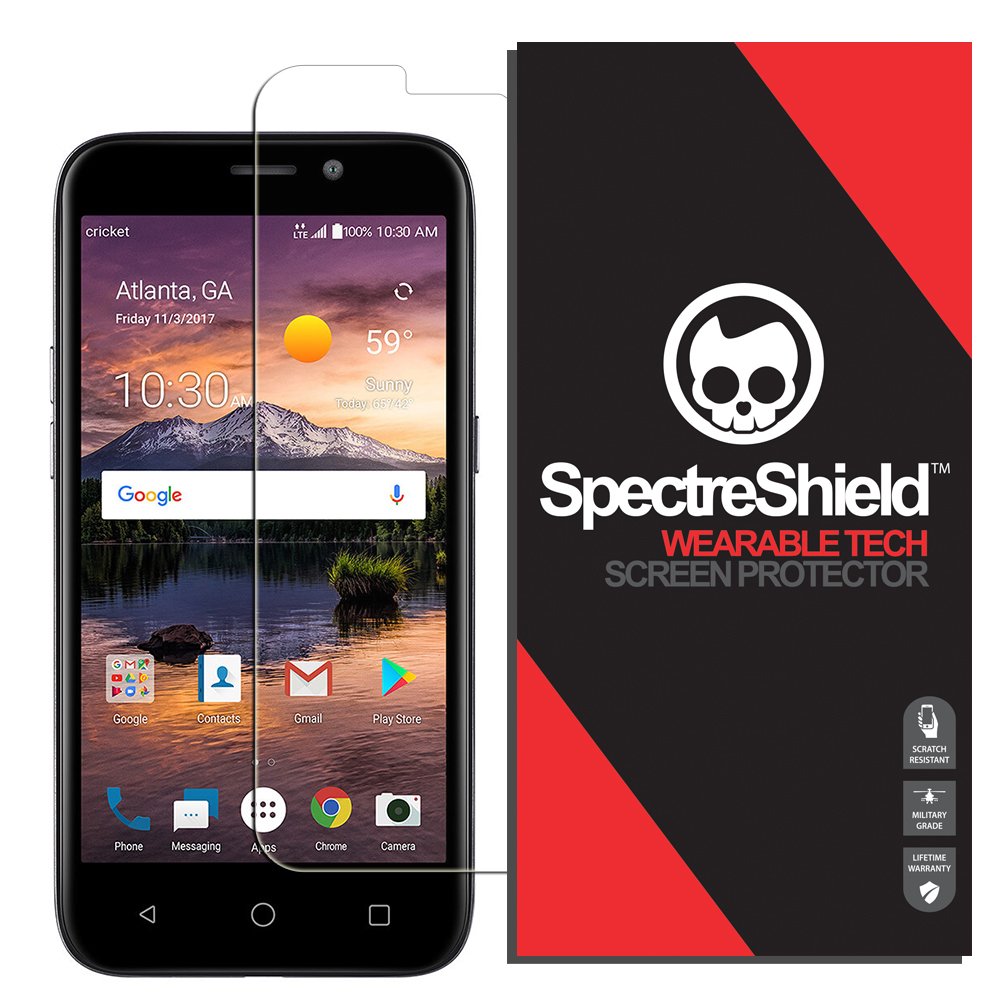ZTE Overture 3 Screen Protector - Spectre Shield Case-Friendly Flexible TPU Film - Full Coverage Clear Protection for Everyday Use & Travel