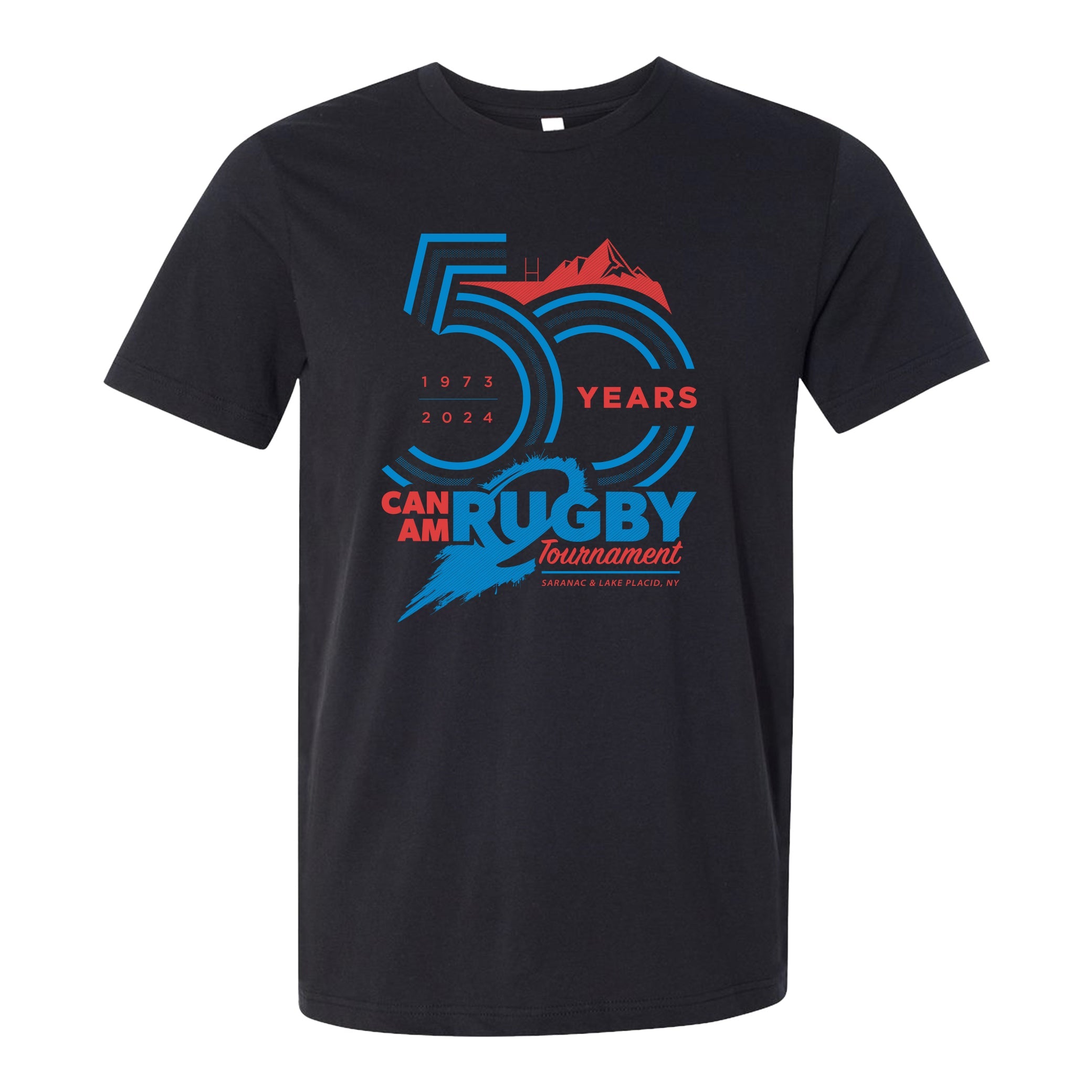 Can Am Rugby 2024 T-Shirt - Men's & Women's Official Tournament Tee - Perfect for Rugby Fans, Game Day & Casual Wear