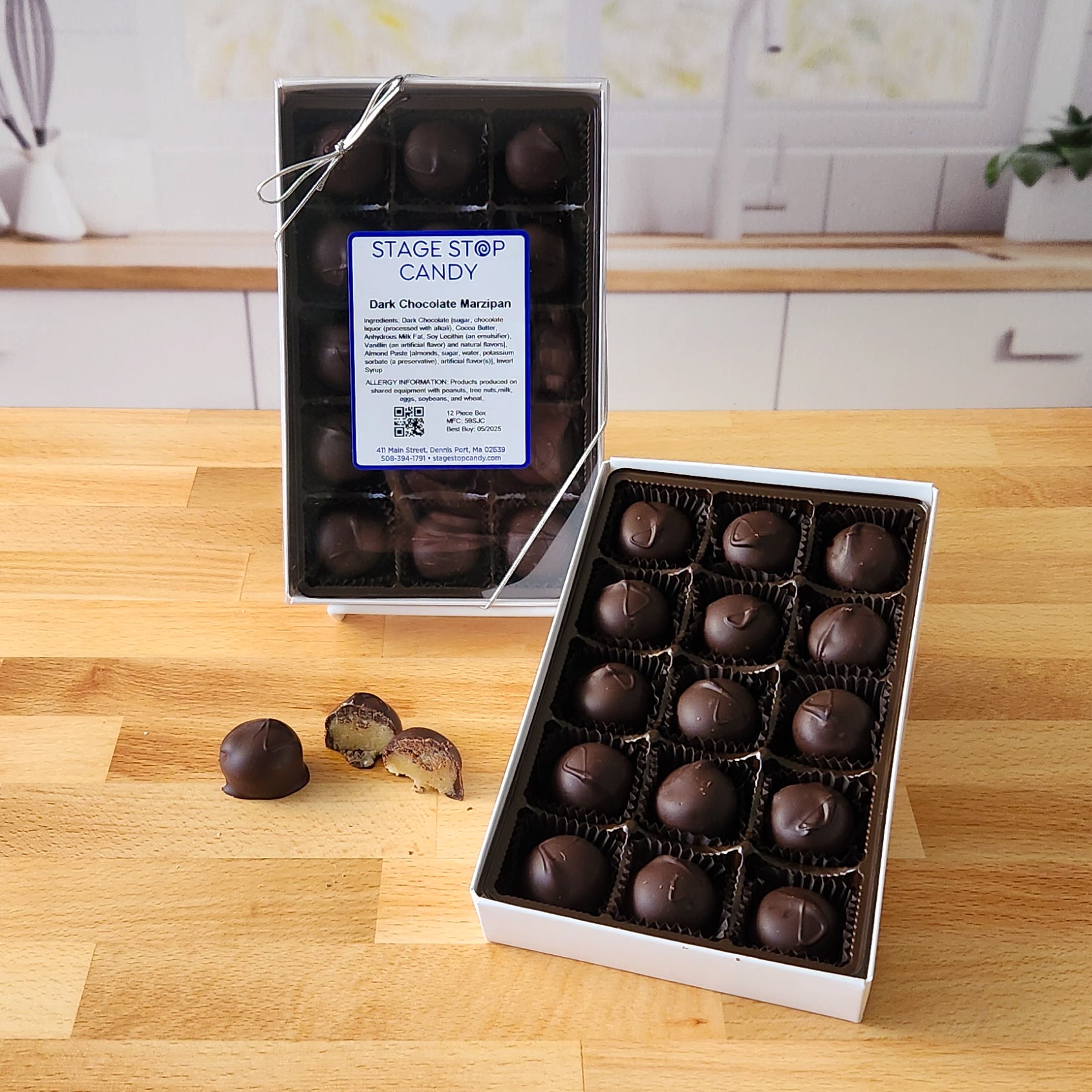 Premium Chocolate Dipped Marzipan - Delicious Almond Candy Treats for Gifts, Parties & Dessert Lovers | Handmade Gourmet Sweets for Holidays, Birthdays & Special Occasions