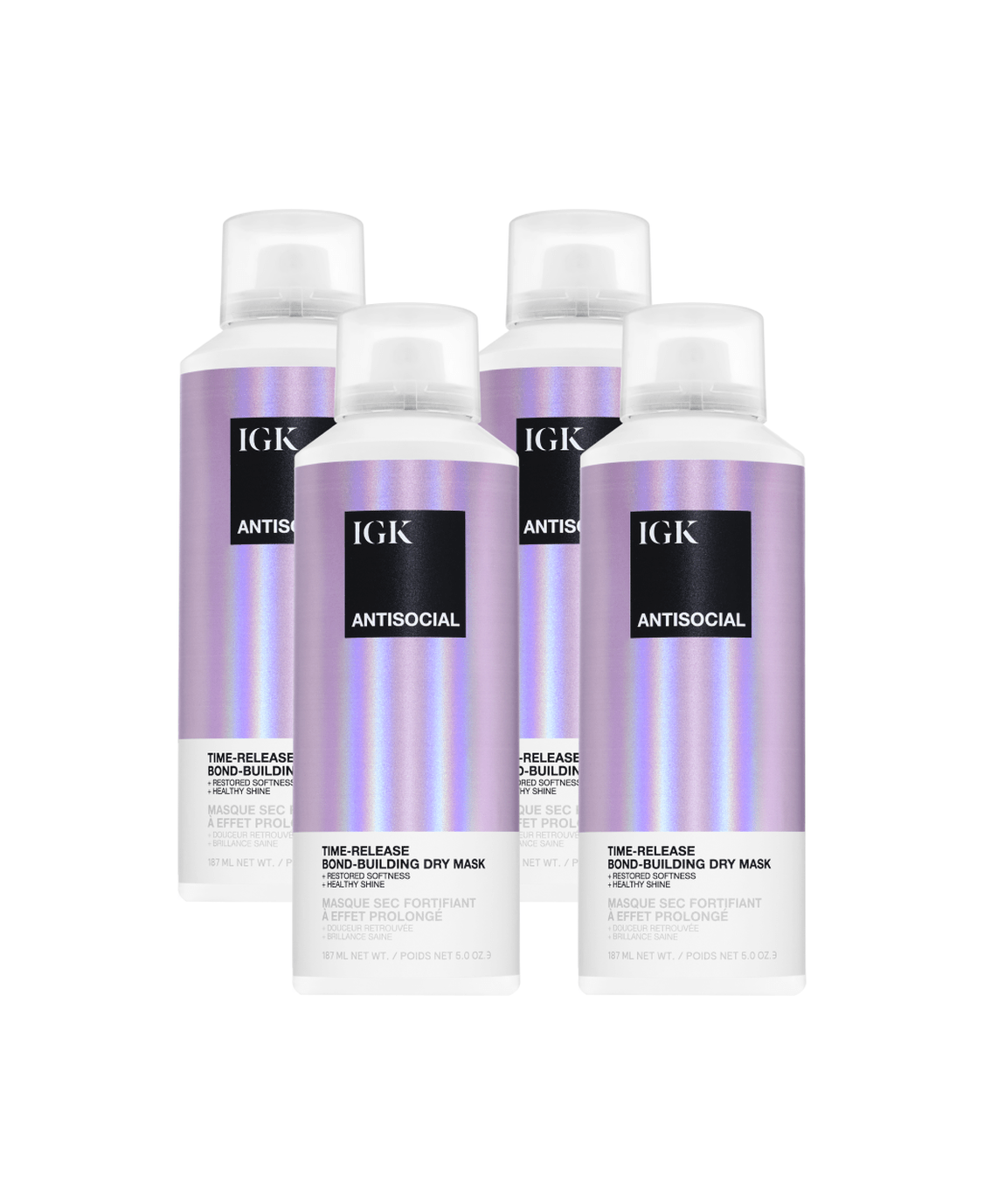 Antisocial Deep Conditioning Dry Hair Mask for Damaged Hair - Buy 2 Get 2 Free Bonus - Perfect for Salon-Quality At-Home Hair Treatments & Travel