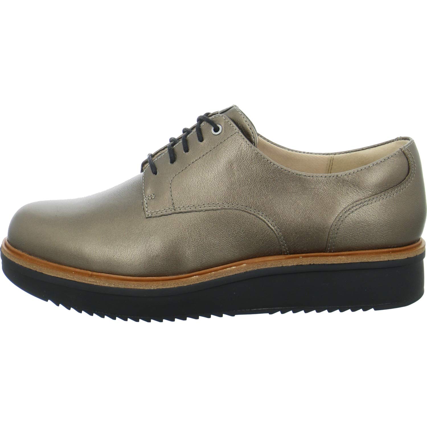 Clarks Teadale Derby & Brogue Shoes for Women - Dark Brown, Tan & Leather Options | Comfortable & Stylish for Work, Office & Casual Wear