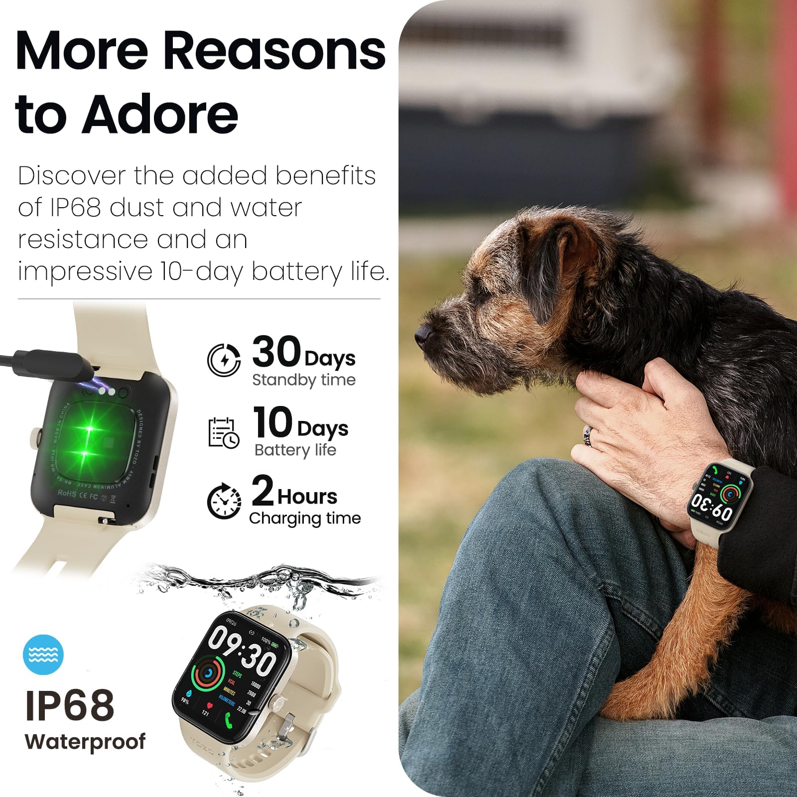 TOZO AMOLED S4 AcuFit One Smart Watch 1.78