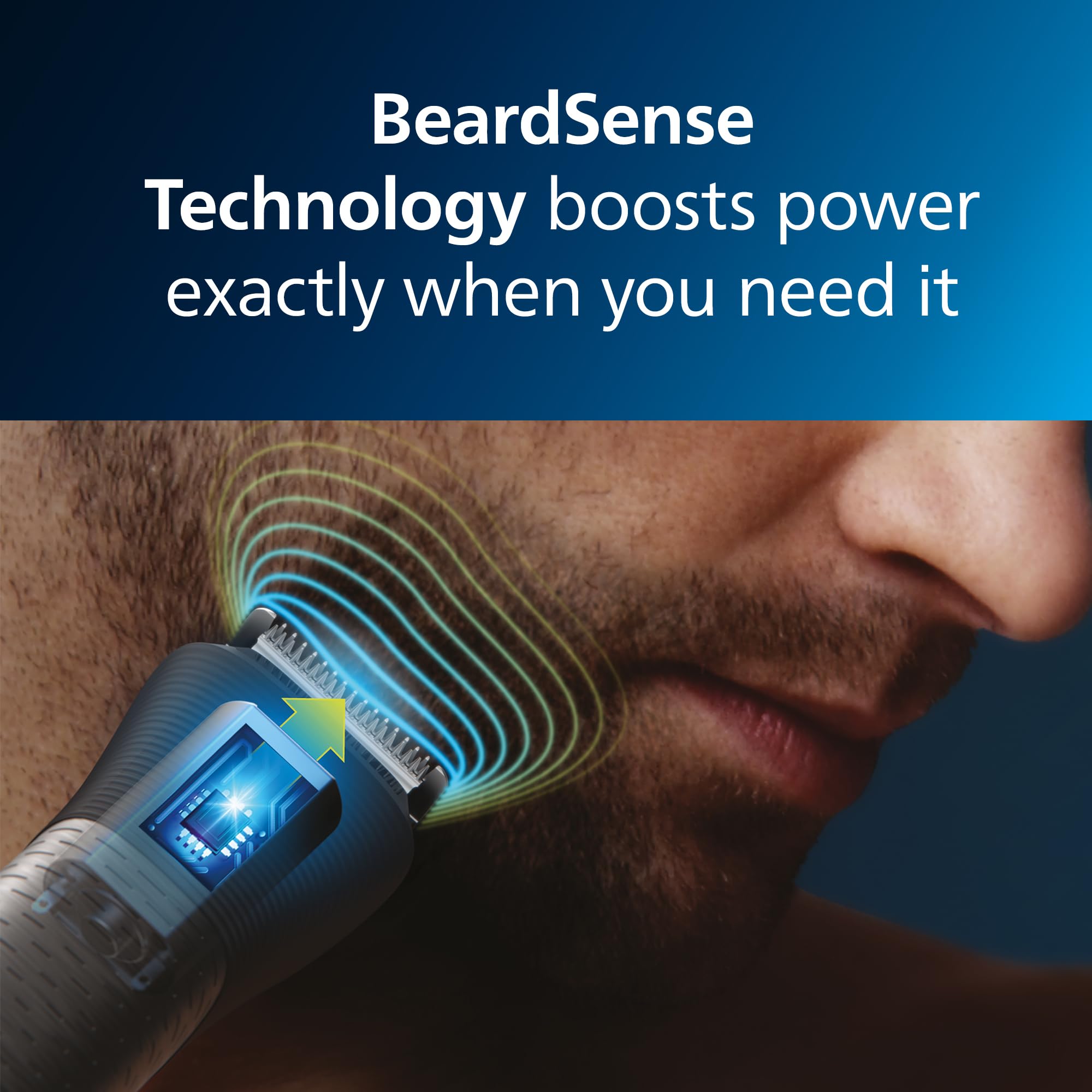 Philips Norelco Multigroom 9000 Series All-in-One Trimmer - 25-Piece Men's Grooming Kit for Beard, Face, Nose, Ear & Body Hair (MG9522/50) | Professional Beard Trimmer & Hair Clipper with 27 Length Settings | Perfect for Travel & Home Grooming
